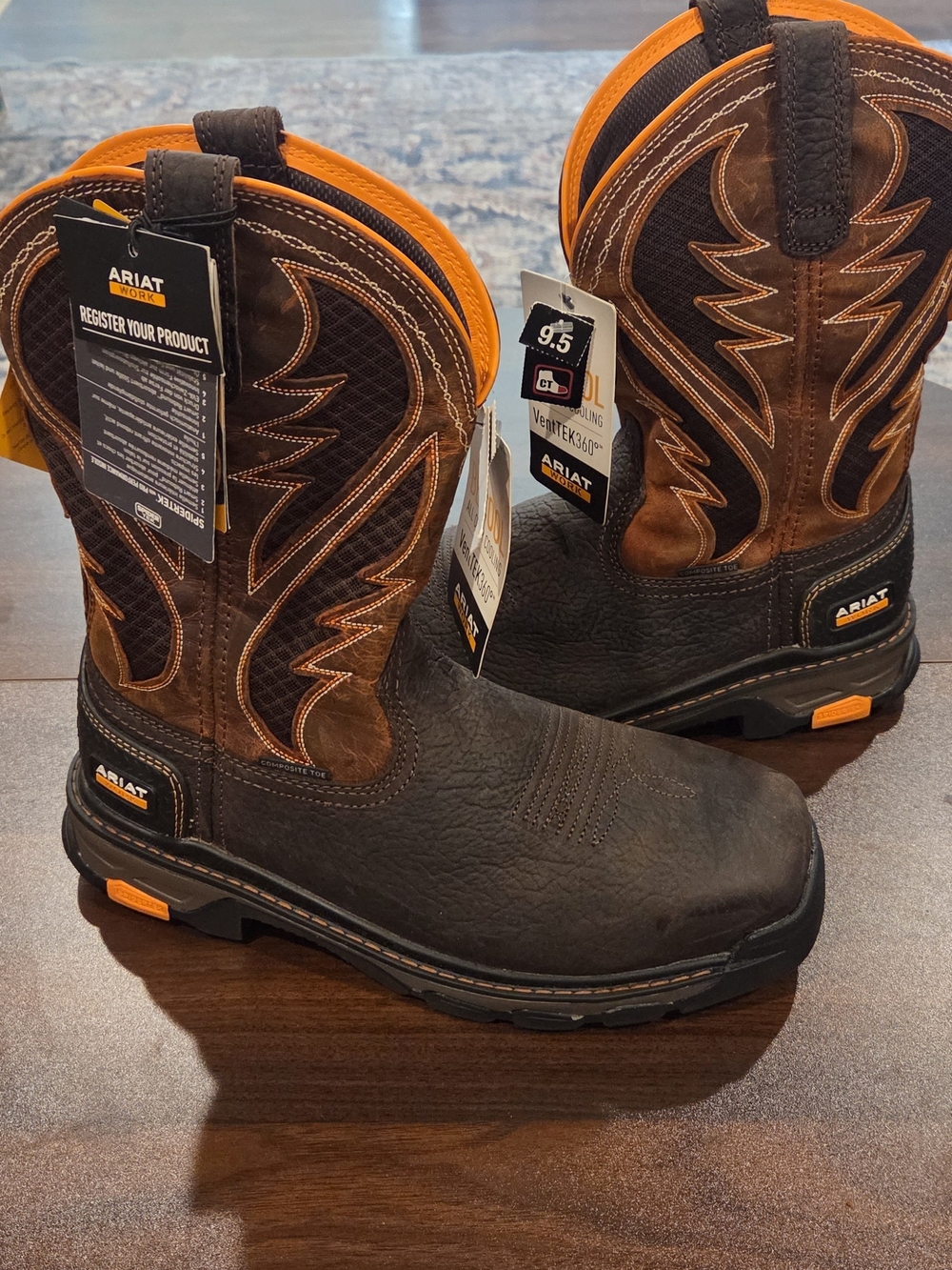 Ariat WorkHog XT VentTEK360 Intrepid Composite Toe Work Boots  US 9.5 D
Read Des
